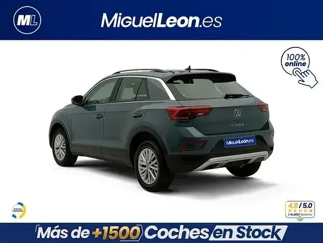 Usado VW T-Roc 110 CV (80 kW) 2023 Azul SUV