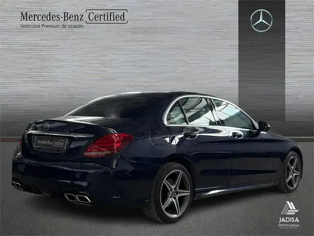 Usado Mercedes C200 170 CV (125 kW) 2017 Azul Berlina