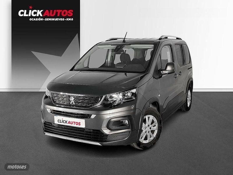Gris Usado 2021 Peugeot Rifter Allure Monovolumen | 18.450 € (Precio justo) - Imagen 1/4