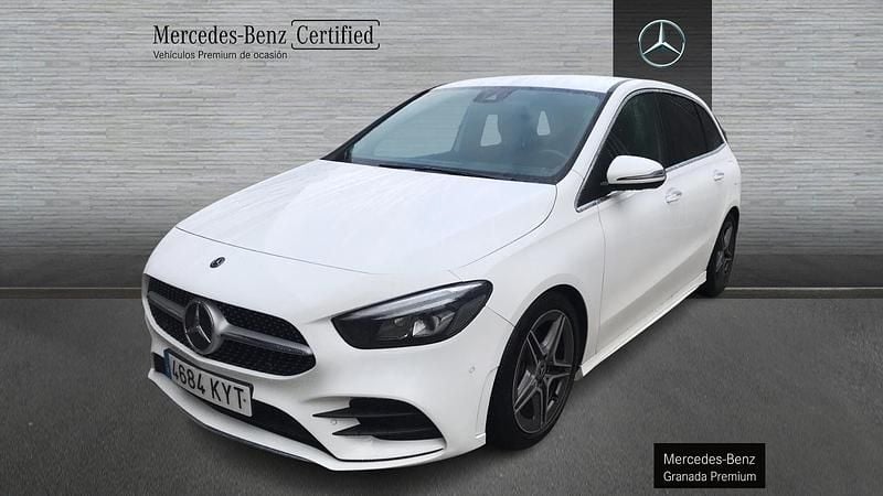 Blanco polar Usado 2019 Mercedes B200 AMG line Monovolumen | 24.900 € (Precio justo) - Imagen 1/4