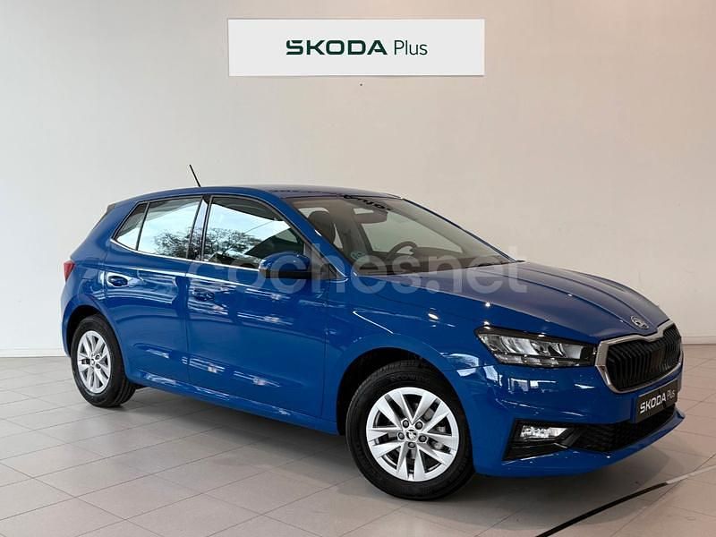 Usado Skoda Fabia Ambition 80 CV (58 kW) 2024 Azul Utilitario