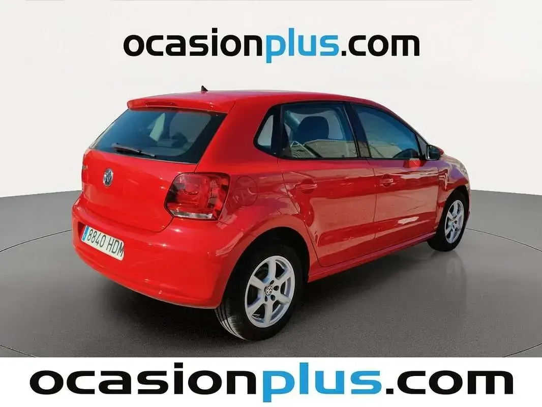 Usado VW Polo Advance 69 CV (50 kW) 2011 Rojo Utilitario