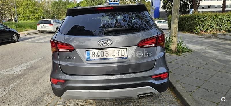 Usado Hyundai Santa Fe 200 CV (147 kW) 2016 Gris / plata SUV