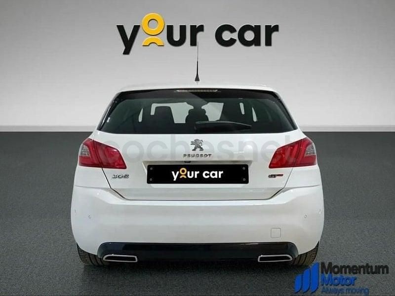 Usado Peugeot 308 GT-line 130 CV (95 kW) 2020 Blanco Berlina