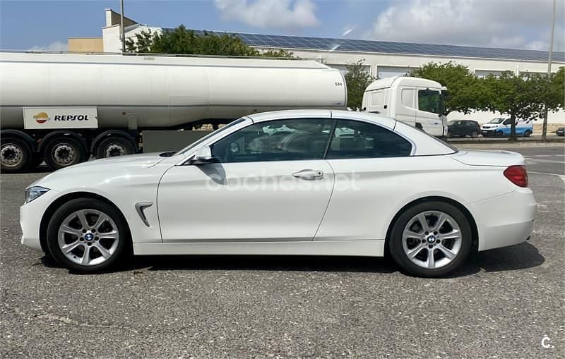 Usado BMW 420 184 CV (135 kW) 2014 Blanco Descapotable