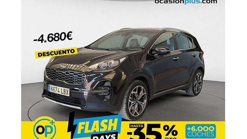 Usado Kia Sportage GT-Line 116 CV (85 kW) 2019 Negro SUV