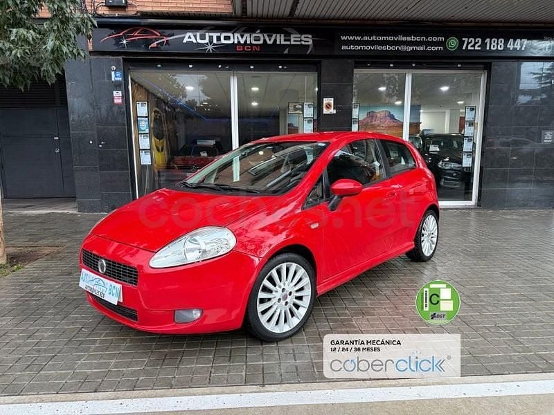 Rojo Usado 2008 Fiat Punto Dynamic Berlina | 4490 € (Precio justo) - Imagen 1/4