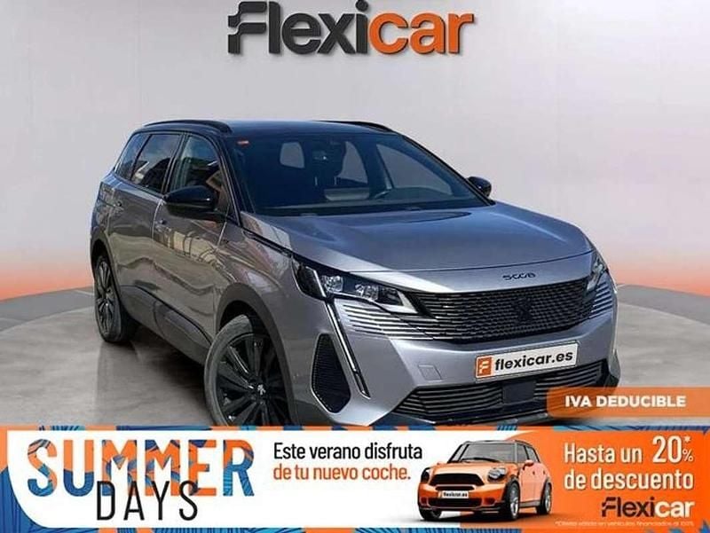 Gris Usado 2021 Peugeot 5008 GT Monovolumen | 22.590 € (Precio justo) - Imagen 1/4