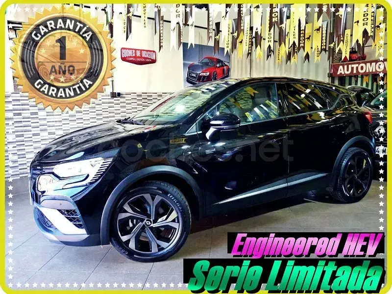 Usado Renault Captur Engineered 145 CV (106 kW) 2023 Negro SUV