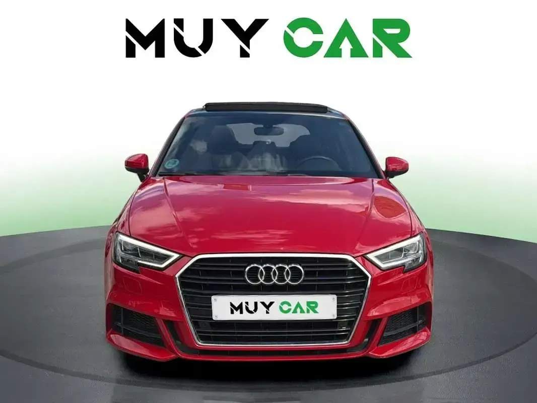 Usado Audi A3 Sportback S-Line 150 CV (110 kW) 2019 Rojo Utilitario