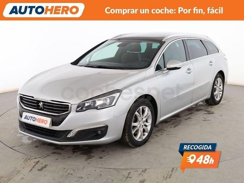 Usado Peugeot 508 SW Allure 165 CV (121 kW) 2017 Gris / plata Familiar
