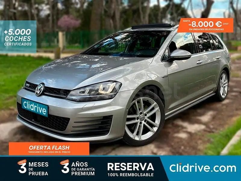 Usado VW Golf VII GTD 184 CV (135 kW) 2017 Gris / plata Familiar