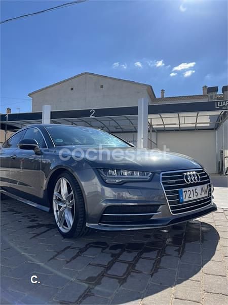 Usado Audi A7 Sportback S-Line 272 CV (200 kW) 2016 Gris / plata Utilitario