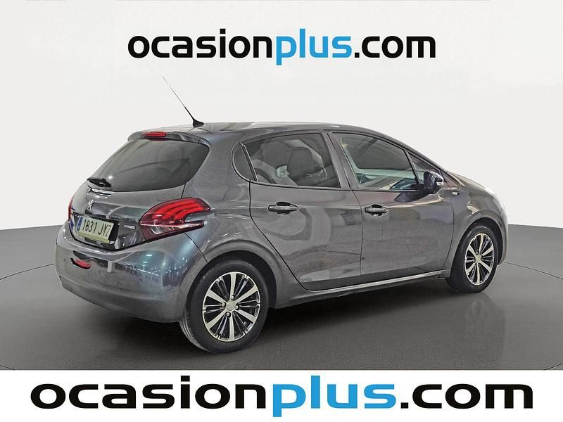 Usado Peugeot 208 Style 82 CV (60 kW) 2017 Gris Utilitario