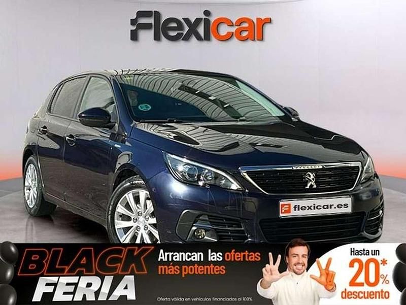 Azul Usado 2020 Peugeot 308 SW Allure Familiar | 9990 € - Imagen 1/4
