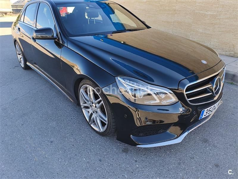 Usado Mercedes E350 258 CV (189 kW) 2017 Negro Berlina