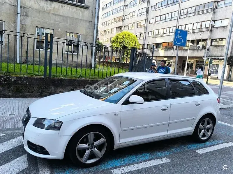 Usado Audi A3 140 CV (102 kW) 2008 Blanco Utilitario