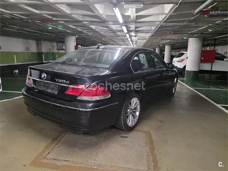 Usado BMW 730 231 CV (169 kW) 2008 Negro Berlina