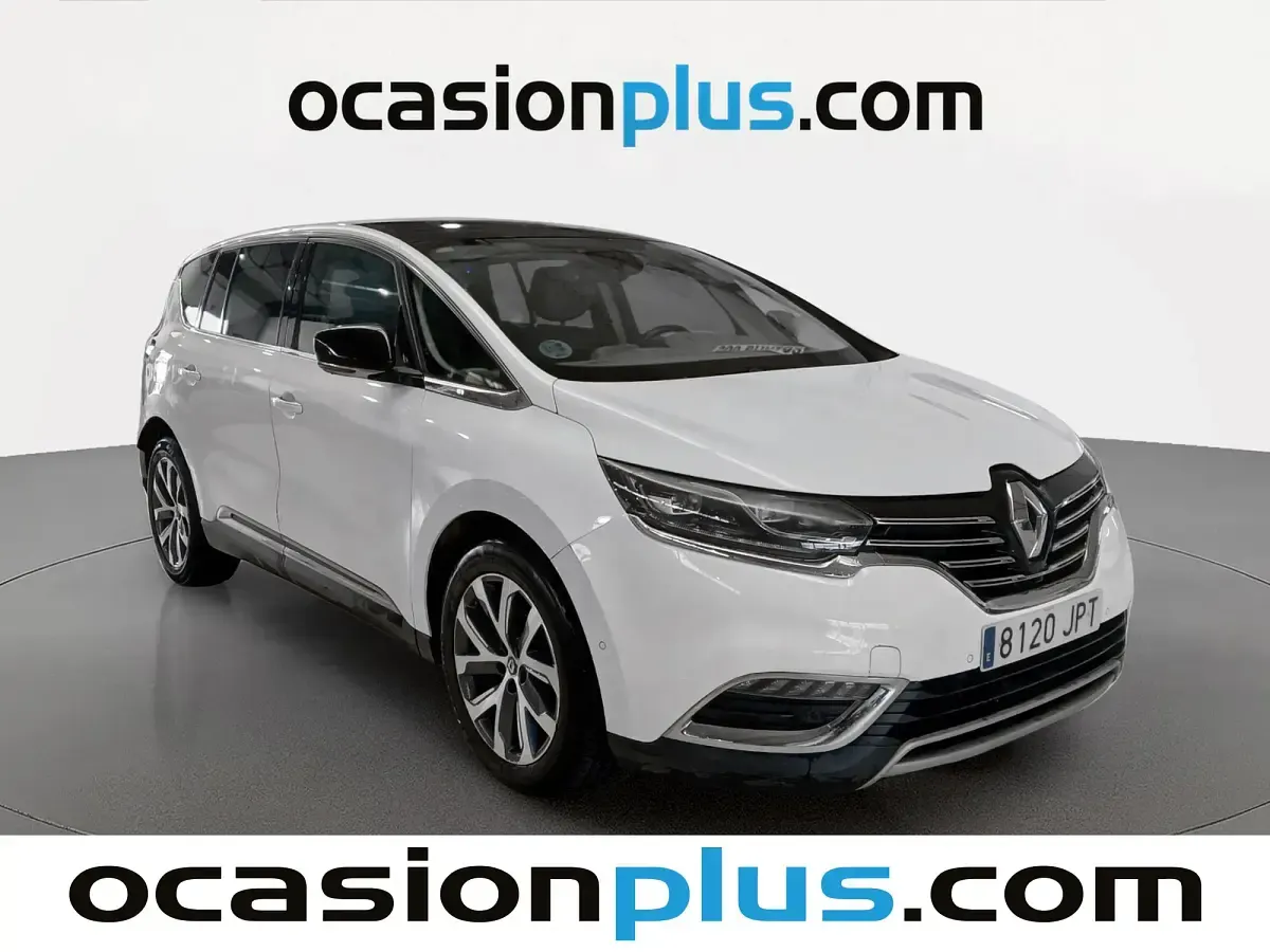 Usado Renault Espace Zen 160 CV (117 kW) 2016 Blanco Monovolumen
