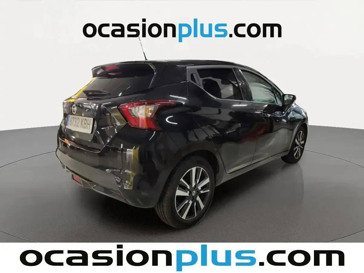 Usado Nissan Micra 90 CV (66 kW) 2017 Negro Utilitario
