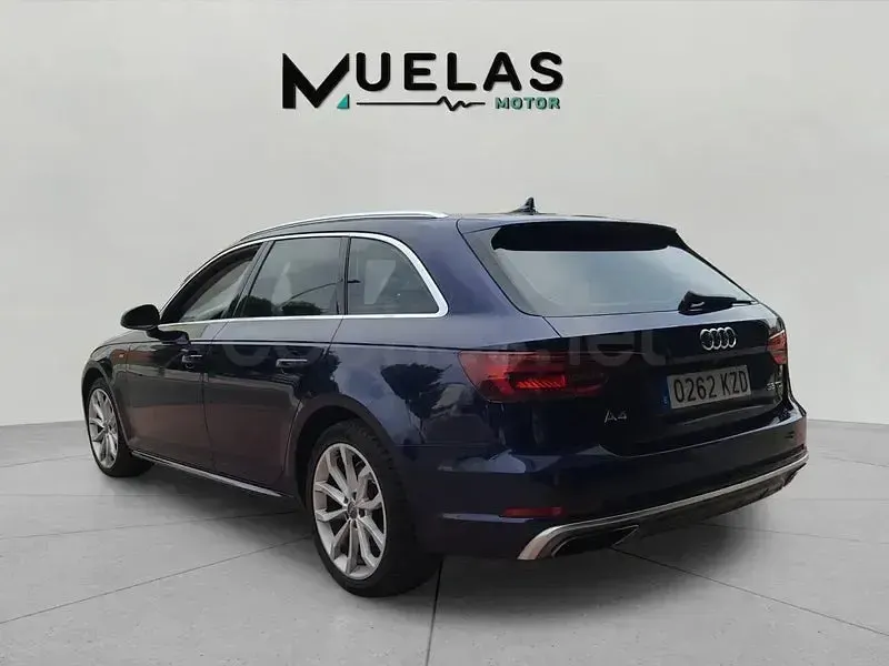 Usado Audi A4 S-Line 150 CV (110 kW) 2019 Azul Familiar