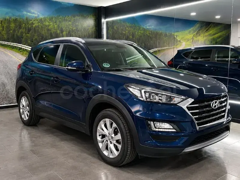 Usado Hyundai Tucson 132 CV (97 kW) 2019 Azul SUV