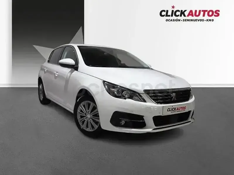 Usado Peugeot 308 Allure 110 CV (80 kW) 2021 Blanco Berlina