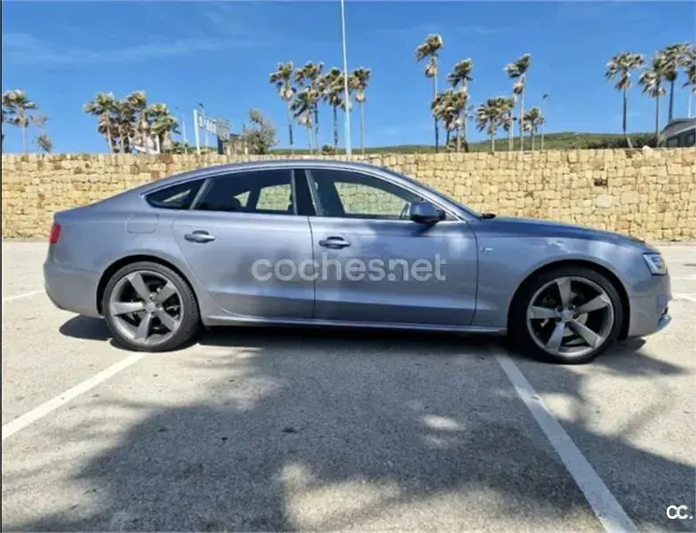 Usado Audi A5 Sportback Advanced 150 CV (110 kW) 2015 Gris / plata Utilitario