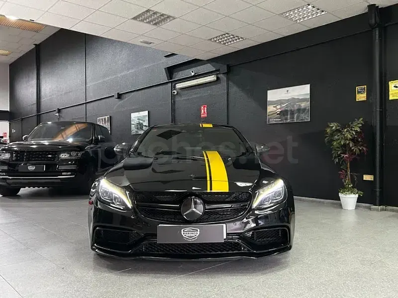 Usado Mercedes C63S AMG 510 CV (375 kW) 2017 Negro Coupe