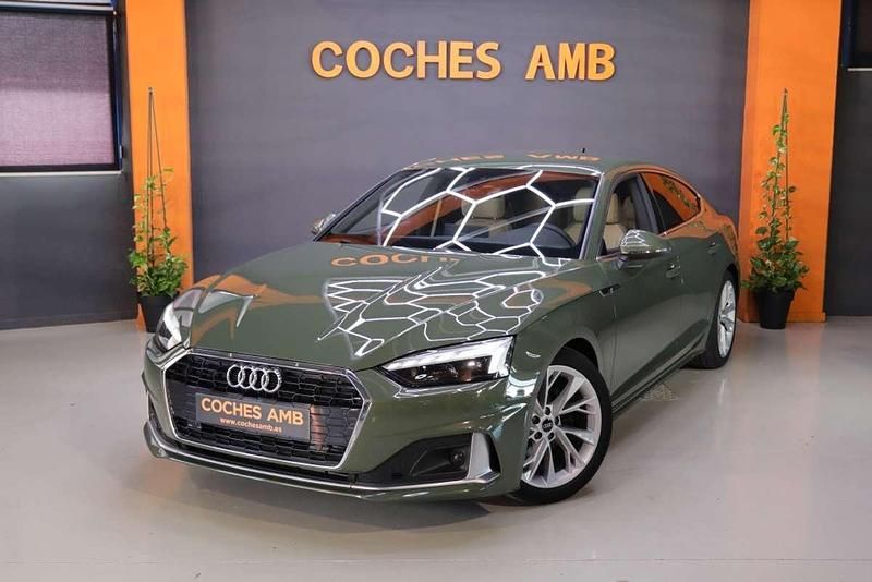 Verde Usado 2021 Audi A5 Sportback Utilitario | 29.950 € (Super precio) - Imagen 1/4