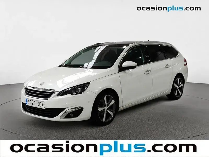 Blanco Usado 2015 Peugeot 308 Allure Familiar | 13.200 € (Precio justo) - Imagen 1/4