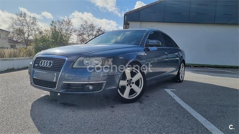 Usado Audi A6 140 CV (102 kW) 2005 Azul Berlina