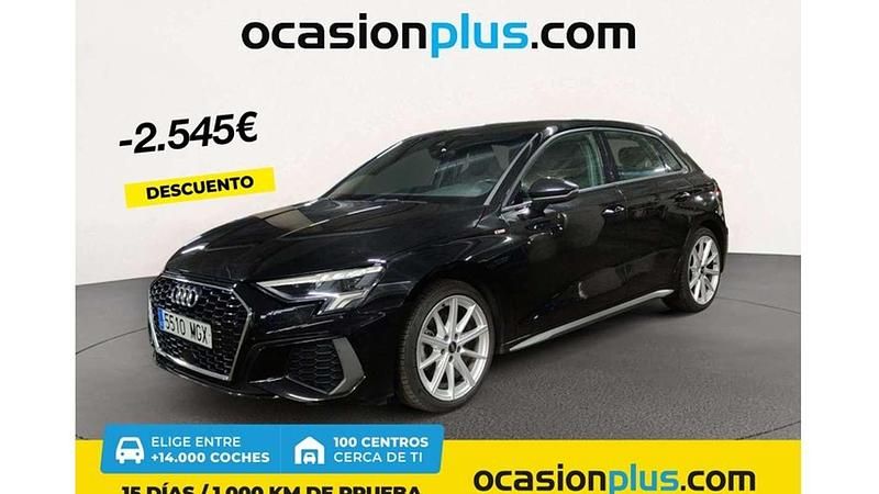 Negro Usado 2023 Audi A3 Sportback S-Line Utilitario | 25.455 € (Precio justo) - Imagen 1/4