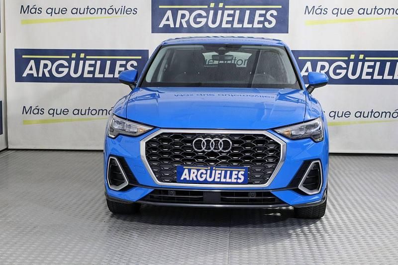 Usado Audi Q3 Sportback S-Line 150 CV (110 kW) 2020 Azul metalizado SUV