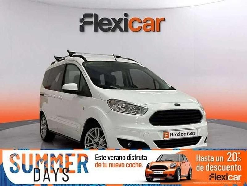 Blanco Usado 2015 Ford Tourneo Courier Ambiente Monovolumen | 10.990 € (Un poco caro) - Imagen 1/4