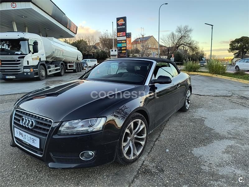 Usado Audi A5 Cabriolet Premium 180 CV (132 kW) 2009 Negro Descapotable