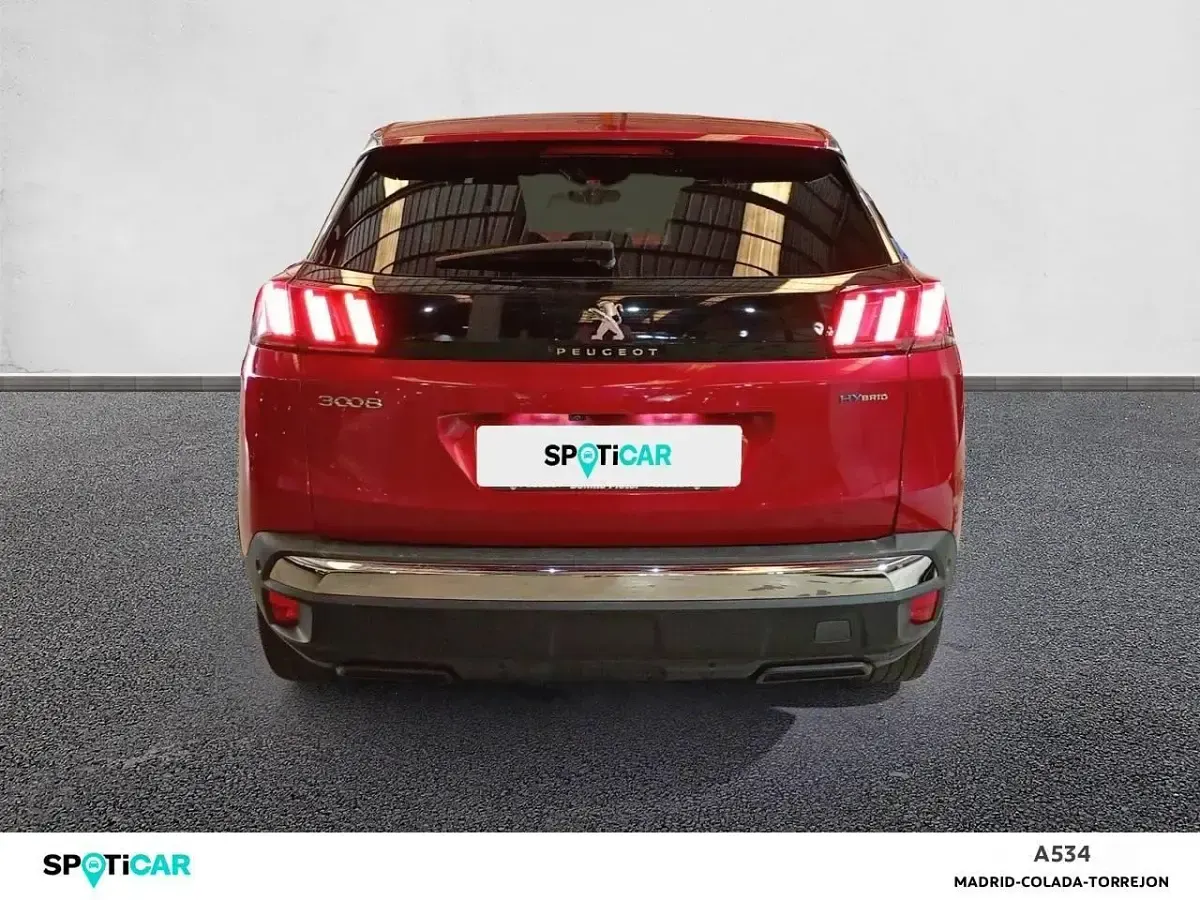 Usado Peugeot 3008 Allure 225 CV (165 kW) 2021 Rojo SUV