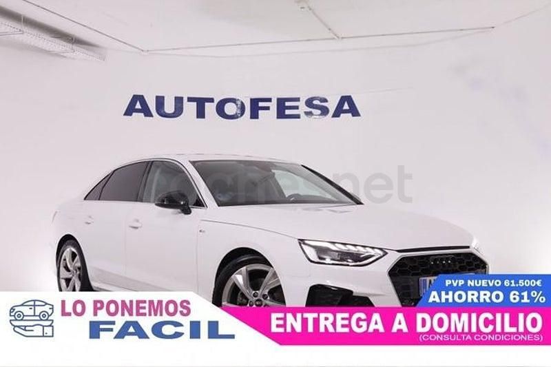 Usado Audi A4 S-Line 163 CV (119 kW) 2021 Blanco Berlina