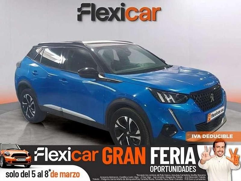 Usado Peugeot 2008 GT 131 CV (96 kW) 2021 Azul SUV