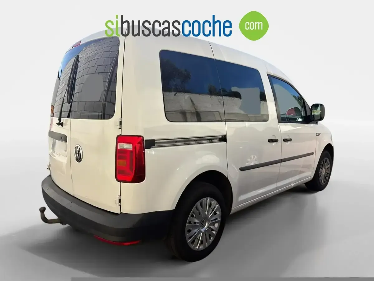 Usado VW Caddy 102 CV (75 kW) 2020 Blanco Monovolumen