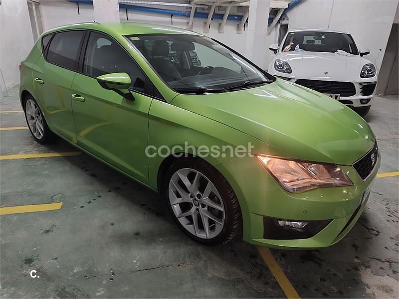 Usado Seat Leon Style 150 CV (110 kW) 2015 Verde Berlina