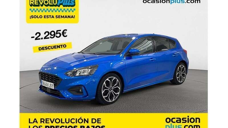 Azul Usado 2021 Ford Focus ST-Line Utilitario | 17.455 € (Precio justo) - Imagen 1/4