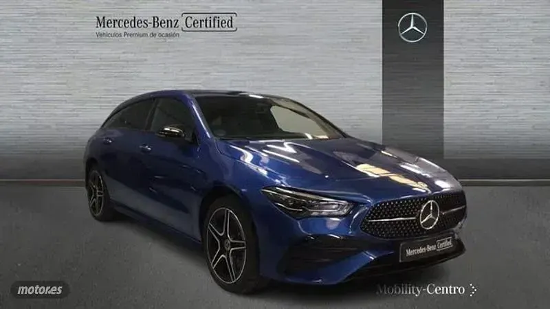Usado Mercedes CLA250e 218 CV (160 kW) 2024 Azul Coupe