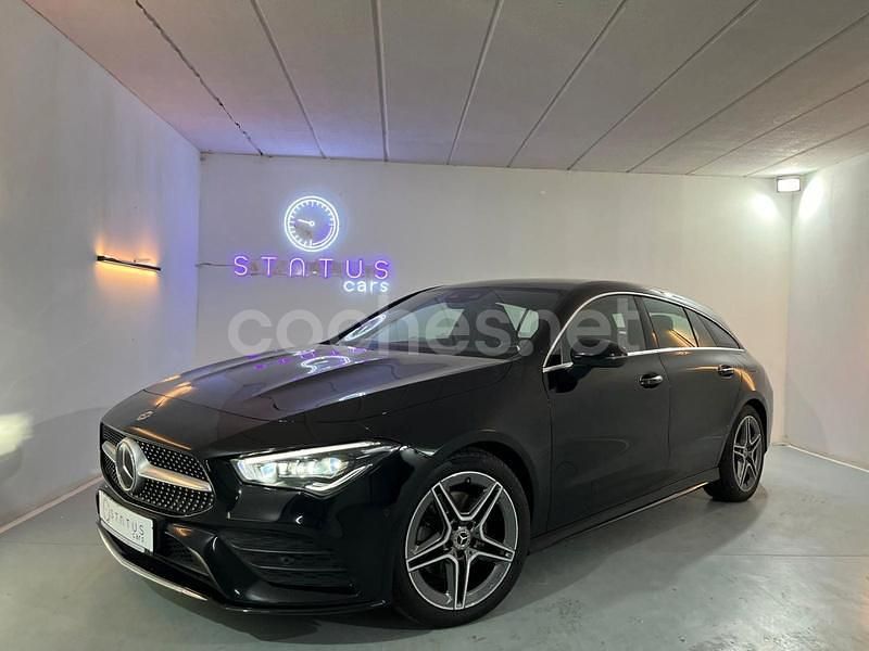Negro Usado 2021 Mercedes CLA220 Shooting Brake Familiar | 26.990 € (Precio justo) - Imagen 1/4
