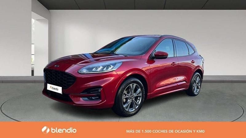 Rojo Usado 2021 Ford Kuga ST-Line SUV | 19.500 € (Un poco caro) - Imagen 1/4