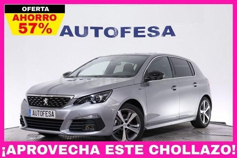 Usado Peugeot 308 GT-line 131 CV (96 kW) 2018 Gris Berlina