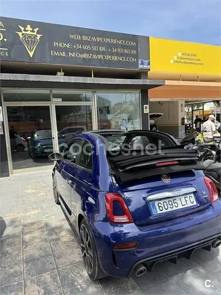 Usado Abarth 595C Turismo 165 CV (121 kW) 2020 Azul Descapotable