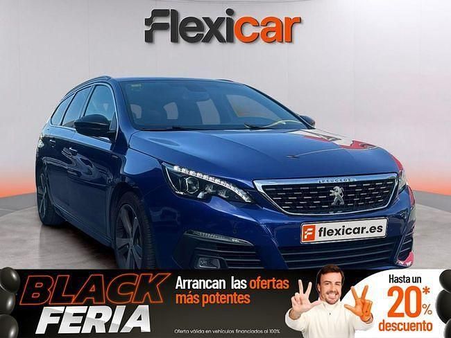 Azul Usado 2019 Peugeot 308 SW GT-line Familiar | 11.390 € - Imagen 1/4