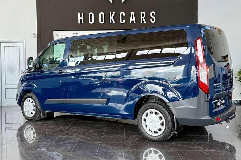 Usado Ford Transit Custom Trend 129 CV (94 kW) 2017 Azul Familiar