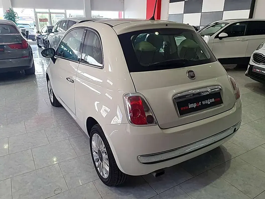 Usado Fiat 500 Lounge 69 CV (50 kW) 2015 Blanco Utilitario